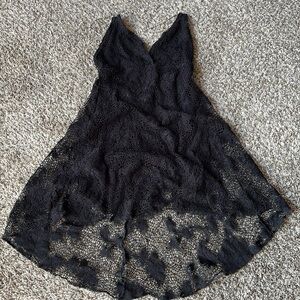 Vintage Lip Service goth mini dress .size s